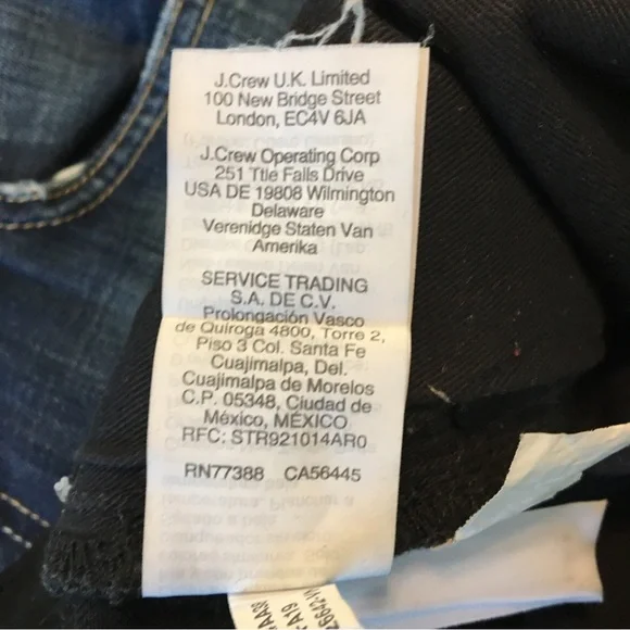 Madewell Jeans Women's Atlectic Slim Black Size 35/32 Straight Denim Pockets - Picture 11 of 12